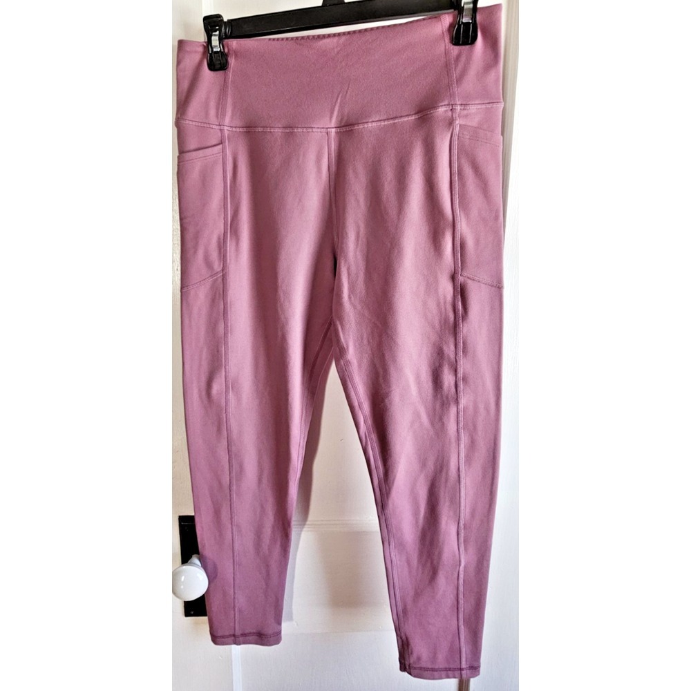 Victoria's Secret high rise capris legging soft rose pink woman SZ 12